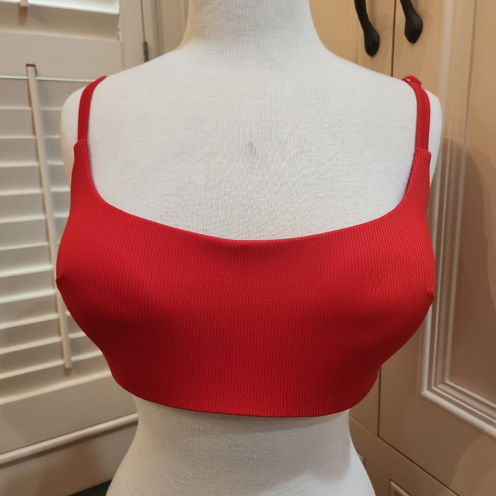 Victoria's Secret Red NWOT XXL Bandeau Bikini Top